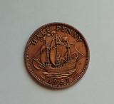 M3 C50 - Moneda foarte veche - Anglia - Half penny - 1957, Europa
