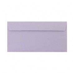 Plicuri Lila DL DACO, 25 Buc/Set, 110x220 mm, 120 g/m&amp;sup2;, cu Clapeta Siliconica, Plic Lila, Plic Colorat, Plicuri cu Clapeta Siliconica, Plicuri DL cu L foto