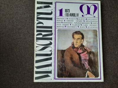 MANUSCRIPTUM NR 1/ 1973 foto