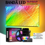 Banda Led Rgbic Smart Cu Sincronizare, Senzor De Culoare, Control Aplicatie, Pentru Tv 55-65