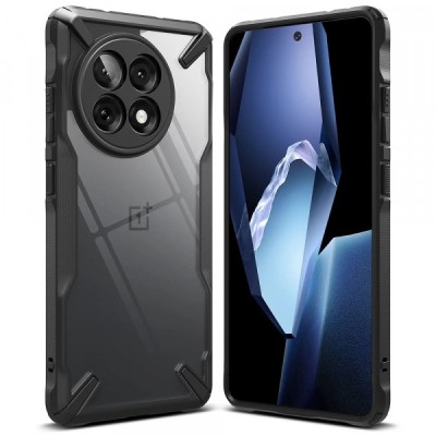 Husa pentru OnePlus 13R, Ringke, Fusion X, Neagra foto