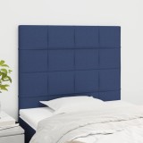 Cumpara ieftin Tăblii de pat, 2 buc, albastru, 80x5x78/88 cm, textil