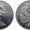 Gibraltar 1993 - 1 crown, Lillehammer, schi, UNC