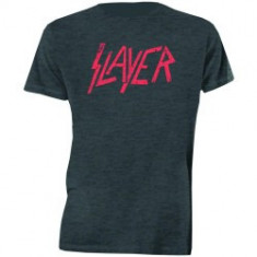 Tricou Unisex Slayer: Distressed Logo foto