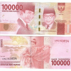 Bancnota Indonezia 100.000 Rupii 2016/ 2020 - P160 UNC