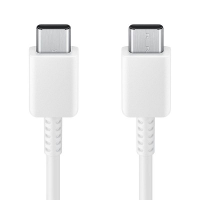 Samsung - Data Cable (EP-DX310JWE) - Type-C to Type-C Fast Charging 3A, 1.8m - White (Bulk Packing) foto