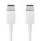 Samsung - Data Cable (EP-DX310JWE) - Type-C to Type-C Fast Charging 3A, 1.8m - White (Bulk Packing)