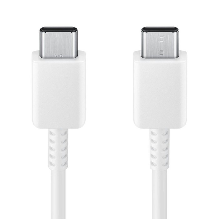 Samsung - Data Cable (EP-DX310JWE) - Type-C to Type-C Fast Charging 3A, 1.8m - White (Bulk Packing)