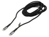 Cablu USB 2.0 LOGILINK CU0425 USB-C 3m Negru 480Mbps Dual Mufă