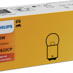 Bec Auxiliar R5w Ba15d 12V Set 10 Buc Philips 137414 12822CP