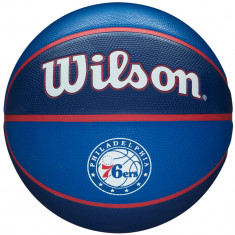 Mingi de baschet Wilson NBA Team Philadelphia 76ers Ball WTB1300XBPHI albastru foto