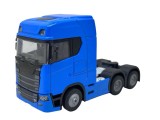 Macheta Scania T770S 1:32 albastru replica metal lumini si sunete, usi deschise