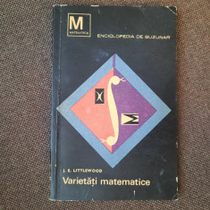 Varietati matematice J.E.Littlewood RF15/3