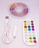 Kit banda LED RGBW cu controller BT si telecomanda 10m