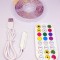 Kit banda LED RGBW cu controller BT si telecomanda 5m