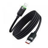 Cablu Date si Incarcare USB-C - Lightning McDodo CA-2010 Self Winding, 36W, 1.2m, Negru