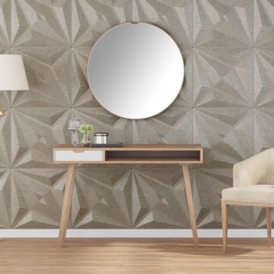 vidaXL Panouri de perete 24 buc. Beton 50x50 cm XPS 6 m&amp;sup2; stea foto