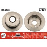 Set disc frana Jeep Cherokee (Xj) 09.83-09.01, Grand Cherokee 2 (Wj Wg) 09.98-09.05, Spate, 305X10mm, plin, TRW