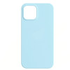 Husa eleganta din piele ecologica cu MagSafe, interior catifea, compatibila cu iPhone 12 Pro Max, Baby Blue