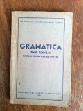 Gramatica , manual cl. VIII-XI , an 1952 / R7P3F