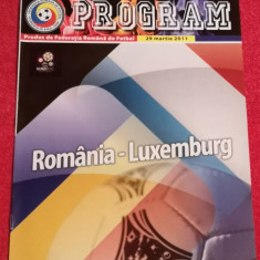 Program meci fotbal ROMANIA - LUXEMBURG (29.03.2011)