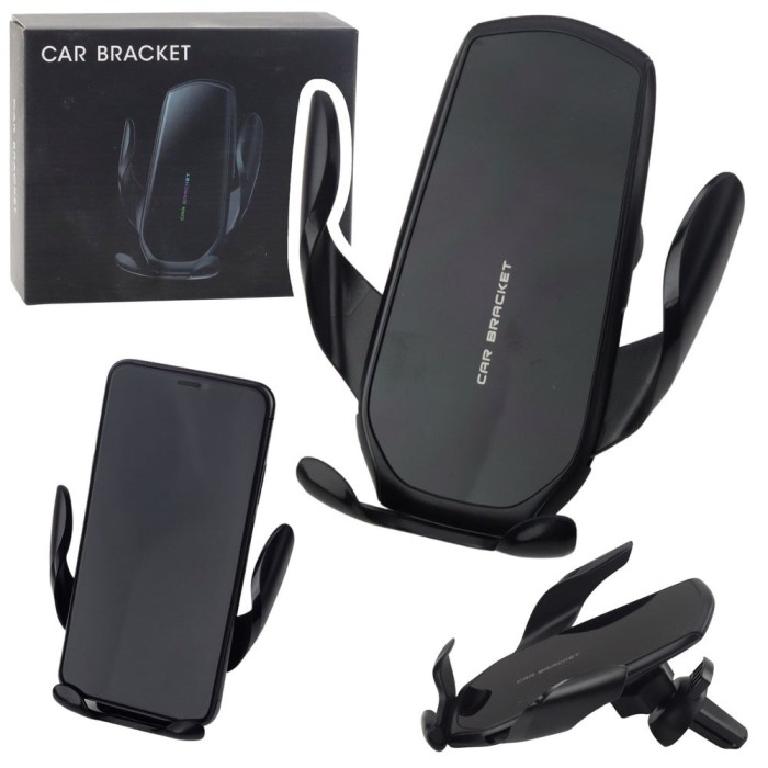 Suport auto pentru telefon Gravity pentru orificiul de ventilatie, 14 &times; 11,5 &times; 5 cm, Lean 24867