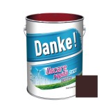 Vopsea alchidica pentru lemn / metal, Danke! Uscare Rapida, interior / exterior, maro ciocolatiu, 4 L