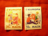 Serie Malta 1989 - Jocuri de copii , 2 valori, Nestampilat