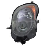 Far Alfa Romeo Mito (955) 09.2010-09.2011 TYC partea Stanga 1425094E, tip bec H7+H7 negru