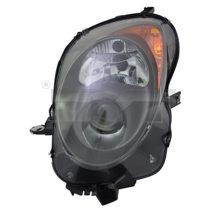 Far Alfa Romeo Mito (955) 09.2010-09.2011 TYC partea Stanga 1425094E, tip bec H7+H7 negru