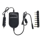 Incarcator auto cu tensiune reglabila pentru laptop-uri elSales ELS-JT-80, putere maxima 80 W, 8 conectori,