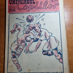 revista pentru copii - universul copiilor 11 septembrie 1946