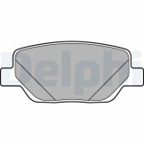 Placute frana Fiat Tipo Estate (356, Tipo Liftback (356, Tipo Sedan (356 , punte spate, cu indicator uzura acustic, DELPHI