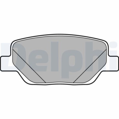Placute frana Fiat Tipo Estate (356, Tipo Liftback (356, Tipo Sedan (356 , punte spate, cu indicator uzura acustic, DELPHI foto