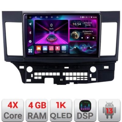 Navigatie Mitsubishi Lancer A-037 4+64 InCell Display 1K Android Waze USB Navigatie Internet Youtube Radio CarStore Technology foto