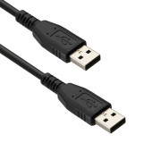 Cablu date USB 2.0 tata-tata, 1.5m, negru, Detech