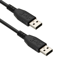 Cablu date USB 2.0 tata-tata, 1.5m, negru