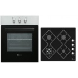 Pachet cuptor electric incorporabil ROMA inox + Plita gaz NEW CRY SP60
