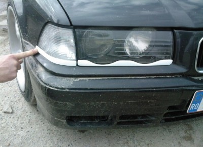 Pleoape pentru BMW E36 de sub far foto