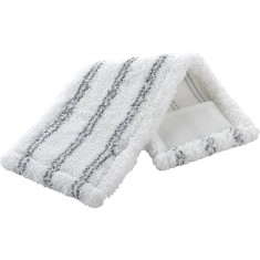 Rezerva pentru mop plat, microfibra, gri, 130 x 410 mm foto