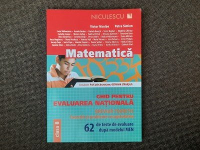 GHID PENTRU EVALUAREA NATIONALA 62 TESTE PETRE SIMION RF24/1 foto