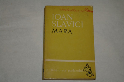 Mara - Ioan Slavici - 1964 foto