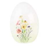 Cumpara ieftin Ou decorativ ceramica alba Paste 10x10x14 cm