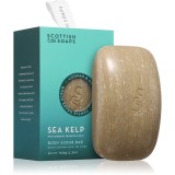Scottish Fine Soaps Sea Kelp Body Scrub Bar săpun exfoliant pentru corp 150 g