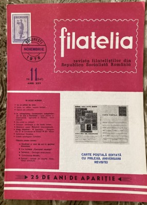myh 15 - Filatelia - Revista filatelistilor din RSR - nr 11/noiembrie 1976 foto