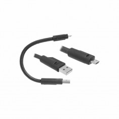 Cablu Micro USB Rigid de 20 cm foto