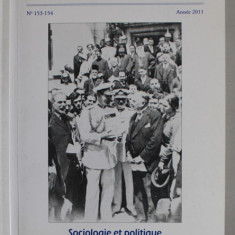 LES ETUDES SOCIALES , REVUE , No. 153 -154 : SOCIOLOGIE ET POLITIQUE EN ROUMANIE ( 1918 -1948 ) , 2011