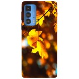 Husa compatibila cu Motorola G51 model Fall leaves, Silicon, TPU, Viceversa, Transparent, Carcasa