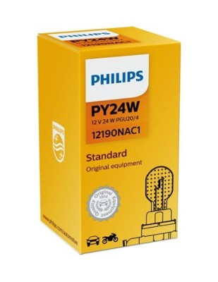 BEC SEMNALIZARE 12V PY24W HIPER VISION PHILIPS foto