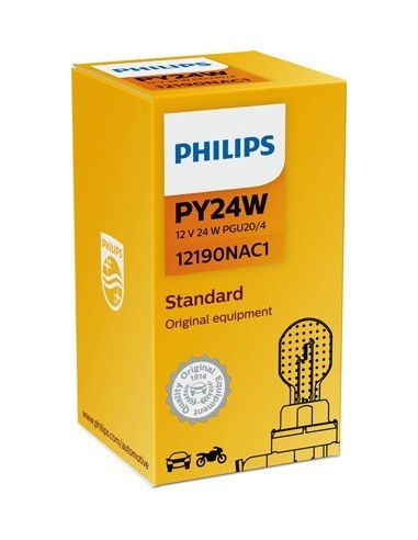 BEC SEMNALIZARE 12V PY24W HIPER VISION PHILIPS
